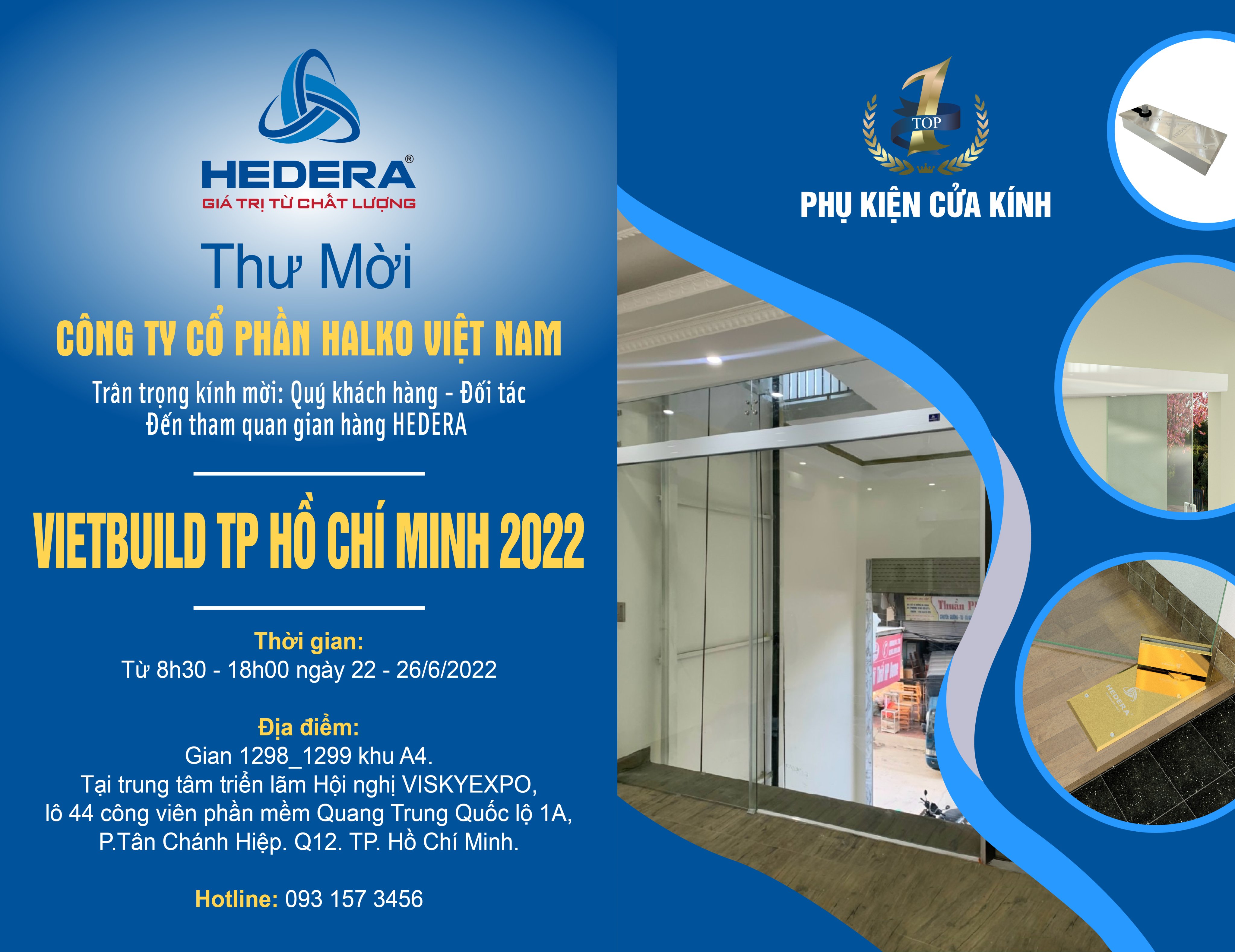 TRIỂN LÃM QUỐC TẾ VIETBUILD HCM 2022 - HEDERA